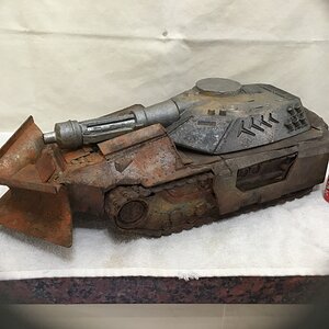 Post apocalyptic tank.