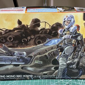 Mono Bike Hound, MV-22 Osprey, and Gouf Kit Bash